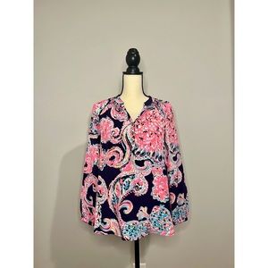 Lilly Pulitzer XS Flow Blouse